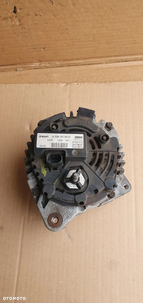 Alternator prądnica 120A Smart ForTwo II 451 1.0 A0061519001 - 5