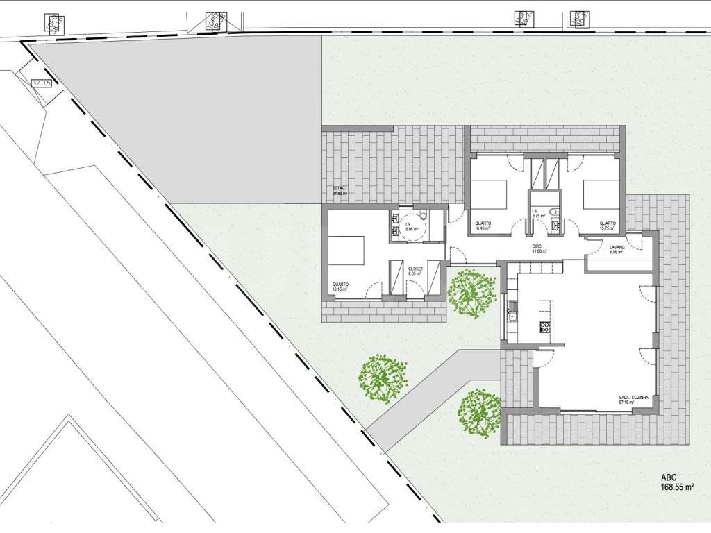 Moradia T3 Térrea a 5 minutos da praia, para venda, Caldas da Rainha - Grande imagem: 2/8