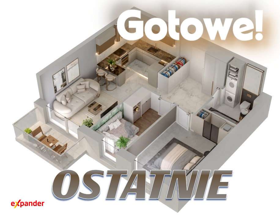 NOWA CENA, OSTATNIE mieszkanie I 3 pokoje I dostępne