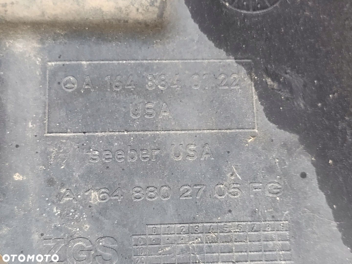 MERCEDES ML W164 LIFT 08-11 NADKOLE LEWE PRZEDNIE LEWY PRZÓD A1648840122 - 2
