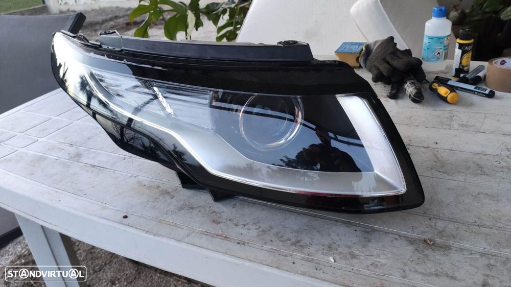farol direito Halógenio Evoque facelift GJ32-13W029 - 2