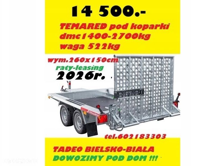 TEMARED BUILDER 2615/2S 2700kg 260x152
