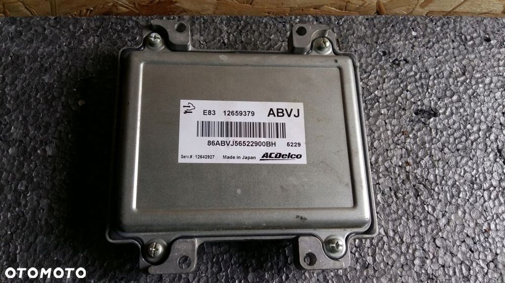 OPEL MERIVA B, KOMPUTER, STEROWNIK SILNIKA, A14 XER , 12659379 ABVJ - 2