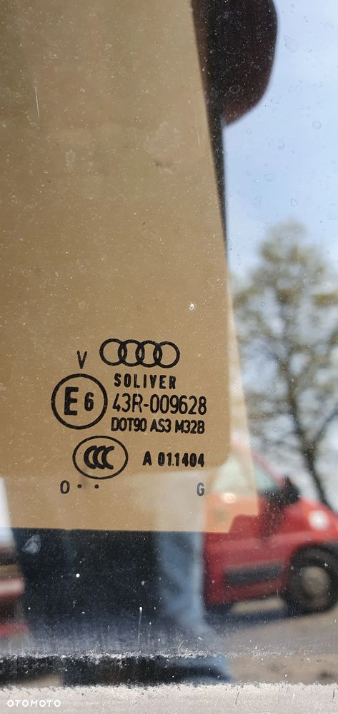 Mechanizm podnośnik szyby ramka prawy tył Audi A6 C6 - 6