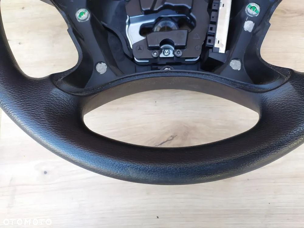 MERCEDES W209 CLK W211 LIFT W219 CLS KIEROWNICA CZARNA GUMOWA CLASSIC ŁADNA - 2