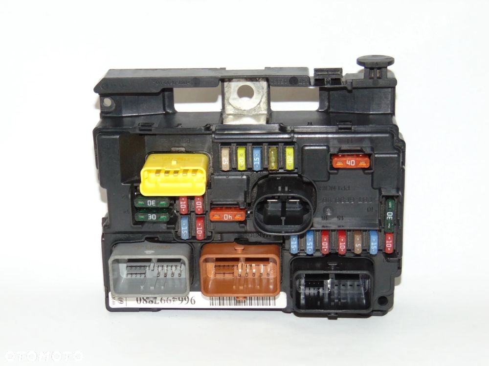 Moduł sterownik BSM skrzynka puszka bezpieczników 9664997880 Citroen C2 C3 FL lift Peugeot 1007 207 05-12r - 6