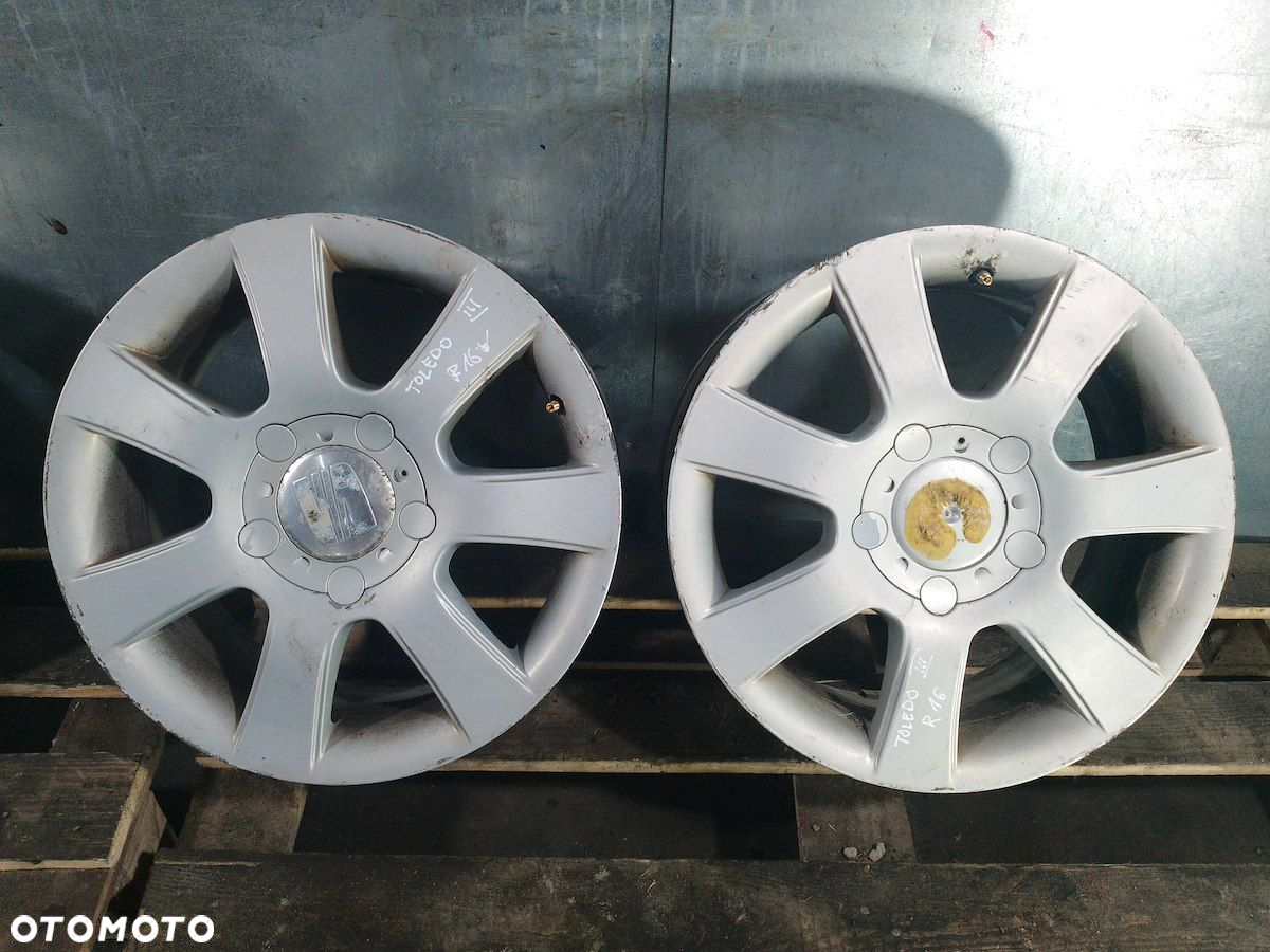 FELGI ALUMINIOWE KOMPLET 16 SEAT TOLEDO III KBA45672 5P0601025B - 8