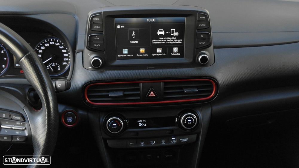 Hyundai Kauai 1.0 T-GDi Premium Pele/Tec Ver.+Nav+Vision - 38