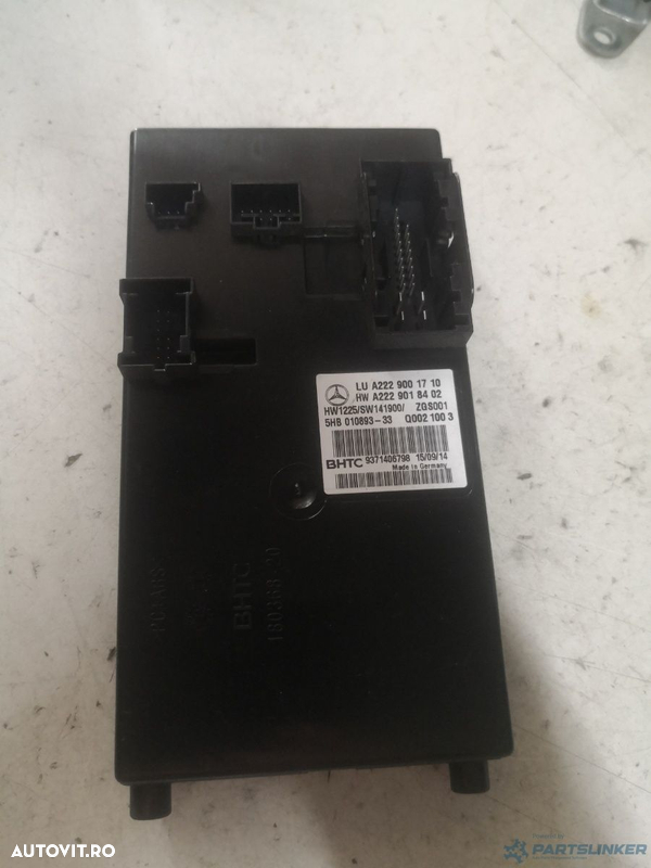 Modul control MERCEDES-BENZ S-CLASS (W222, V222, X222) [ 2013 - > ] S 350 BlueTEC / d (OM 642.861) 190KW|258HP OEM A2229001710
