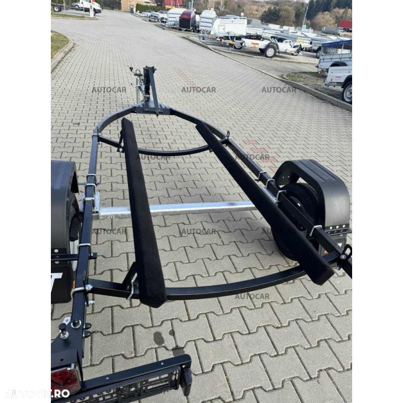 Autocar Remorca transport scuter nefranata cu o singura axa P750-skuter Lux - 5