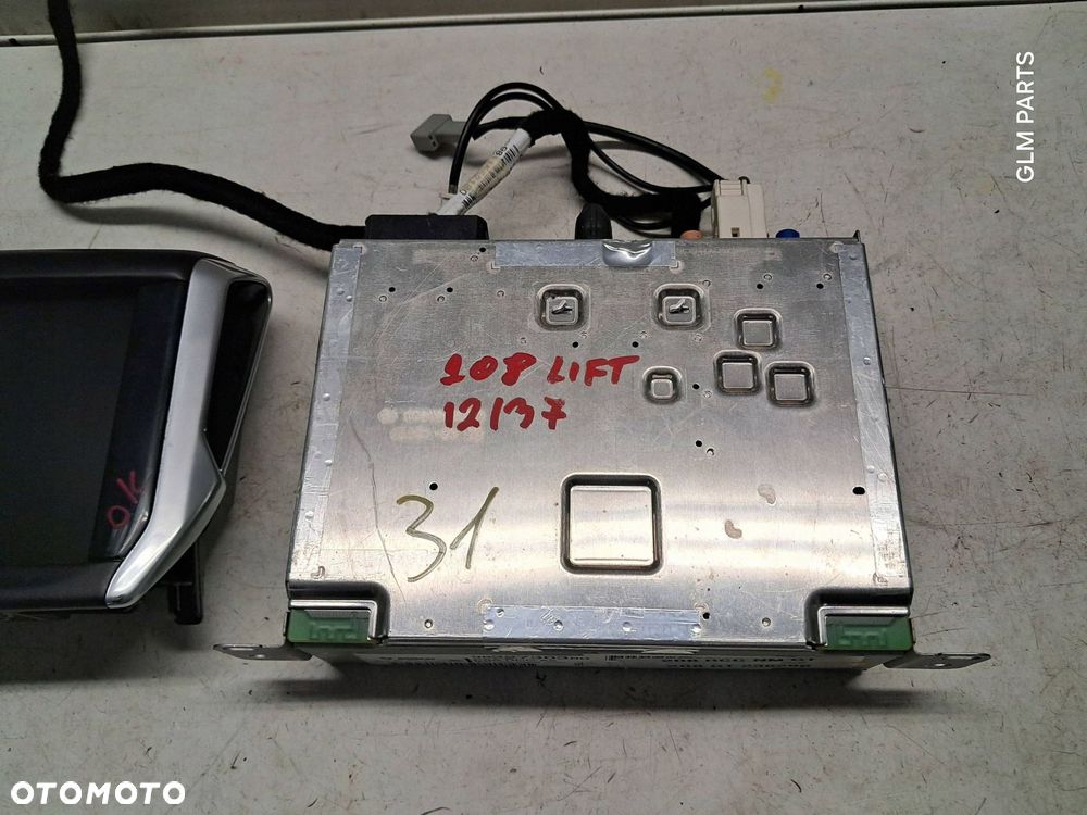 peugeot 208 i lift radio 9822730380 wyświetlacz 9812046980 tablet monitor - 2