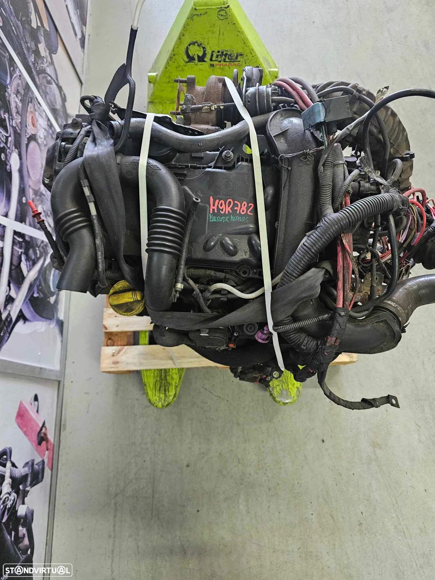 Motor Renault Traffic 2.0 dci 2008 de 90cv, ref M9R 782 - 1