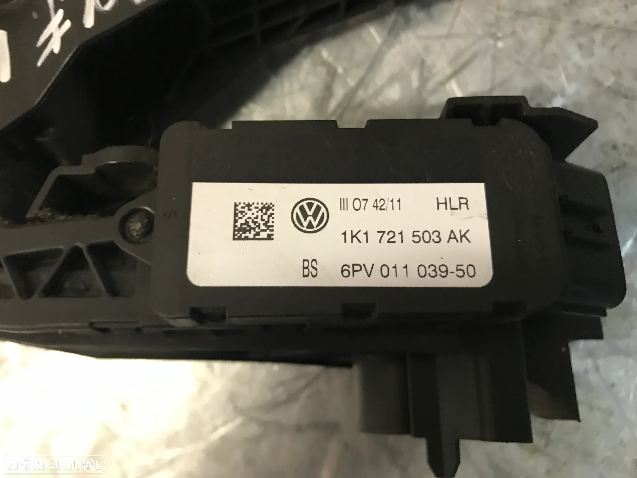PEDAL DO ACELERADOR / POTENCIOMETRO VOLKSWAGEN GOLF VI 1K1721503T 1K1721503AK - 5