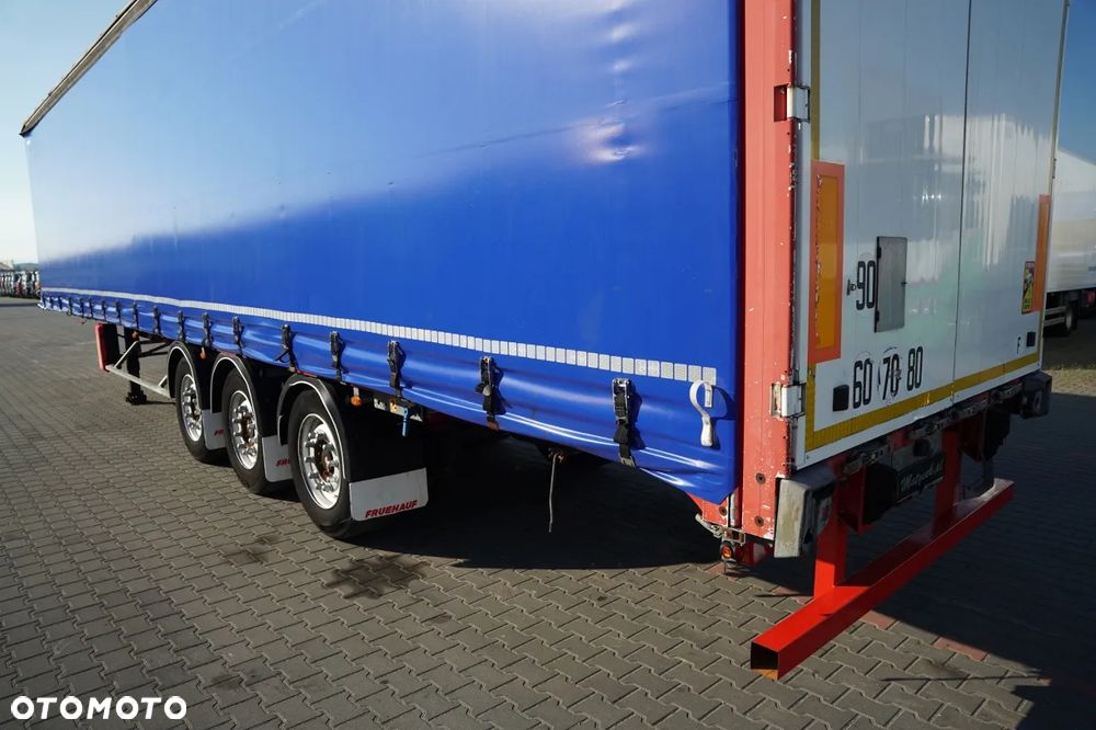 Fruehauf FIRANKA / STANDARD / MOCNA PODŁOGA SZYNA DESKA / 385/55 r22,5 / OŚ PODNOSZONA / SAF - 11