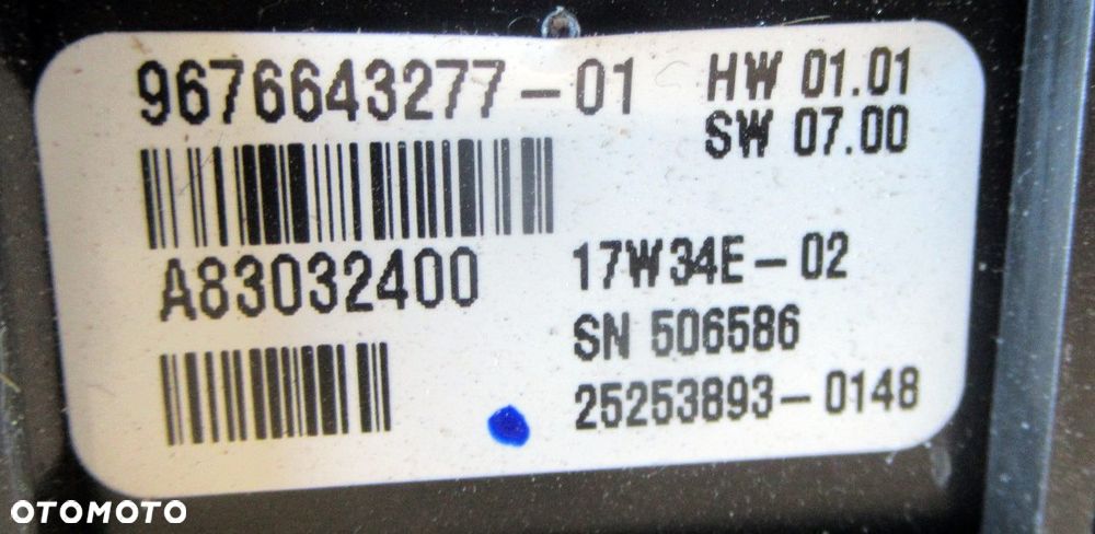 CITROEN BERLINGO III II PANEL KLIMATYZACJI 9676643277 - 3