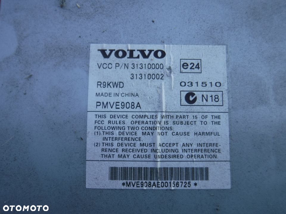 Volvo V50 lift  S40 II wzmacniacz 31310002 31310000 - 2