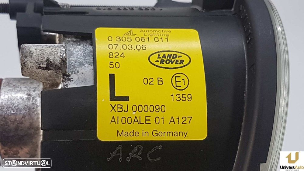 FAROL DE NEVOEIRO ESQUERDO LAND ROVER RANGE ROVER SPORT V6 TD HSE - 7