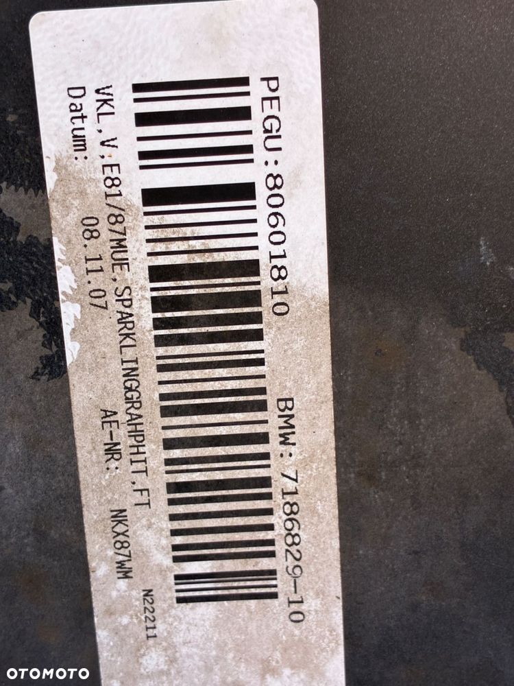 BMW 1 E87 A22 ZDERZAK PRZÓD  PRZEDNI  HALOGEN GRILL KOMPLET  7186829 - 11