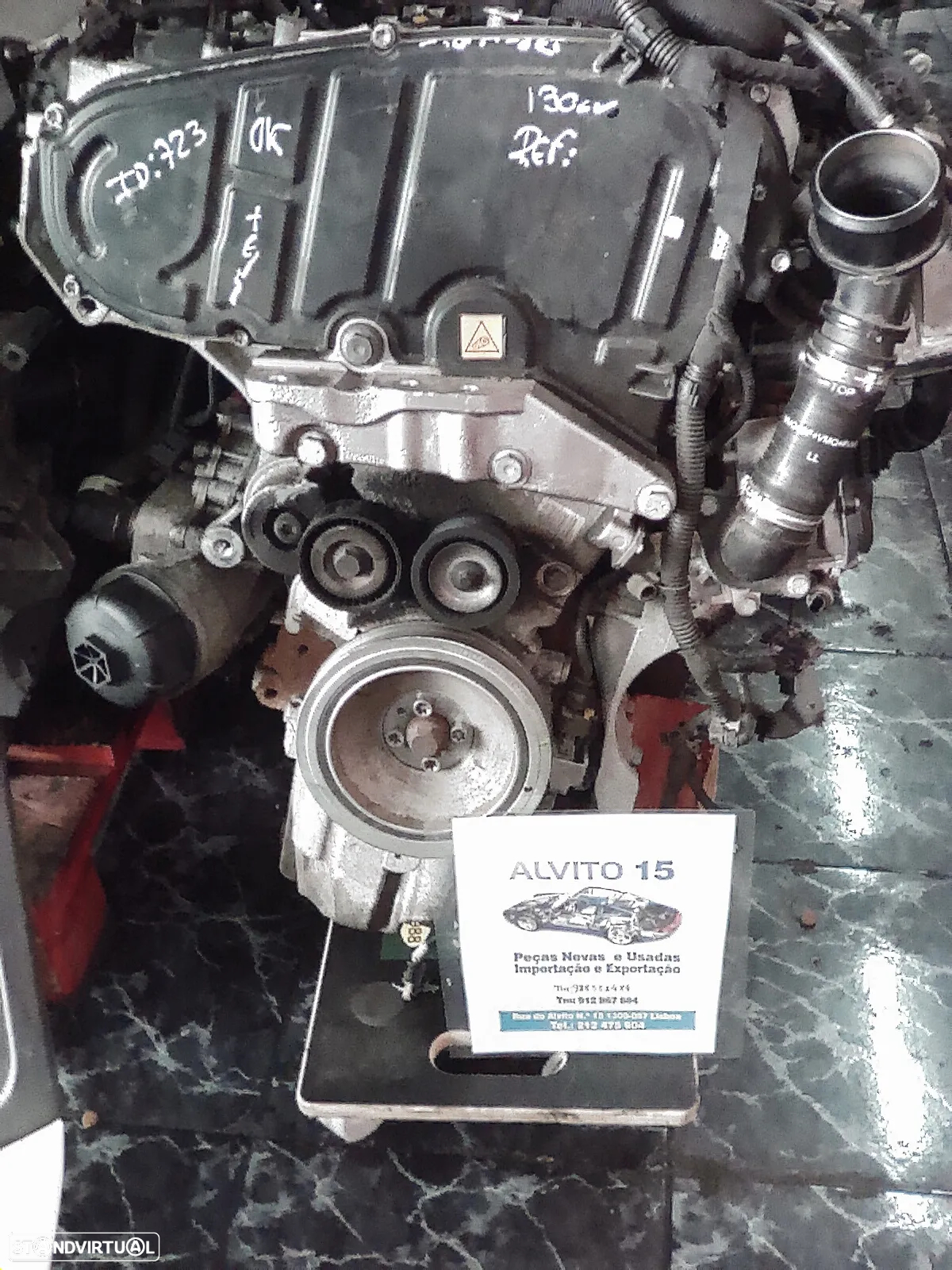 Motor FIAT Doblo  1.6 16V 105 Multijet 2021 referência : 46346020 - 4