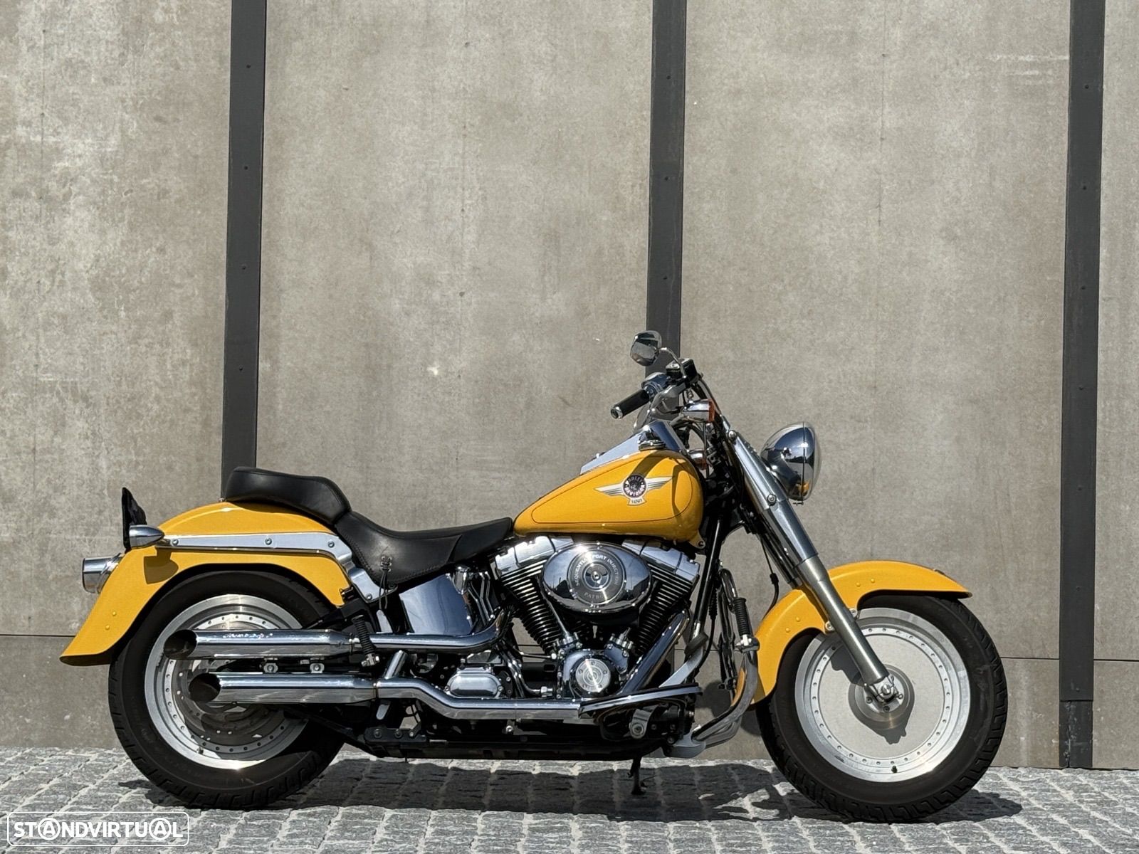 Harley-Davidson Fat Boy Fatboy FLSTF 1450 Edição Yellow Pearl - 1