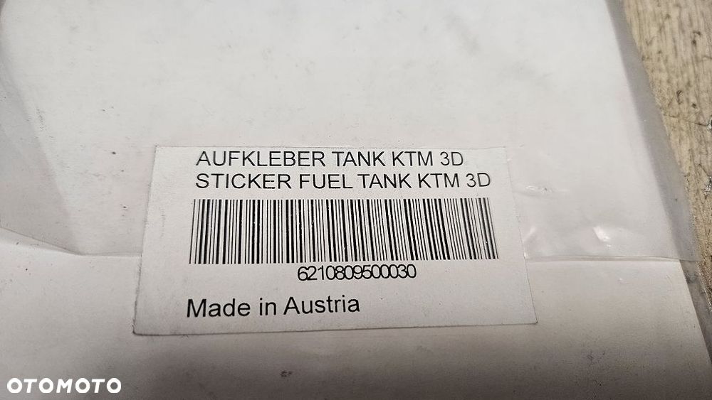Naklejki 3D na zbiornik paliwa emblemat KTM 990  6210809500030 - 4