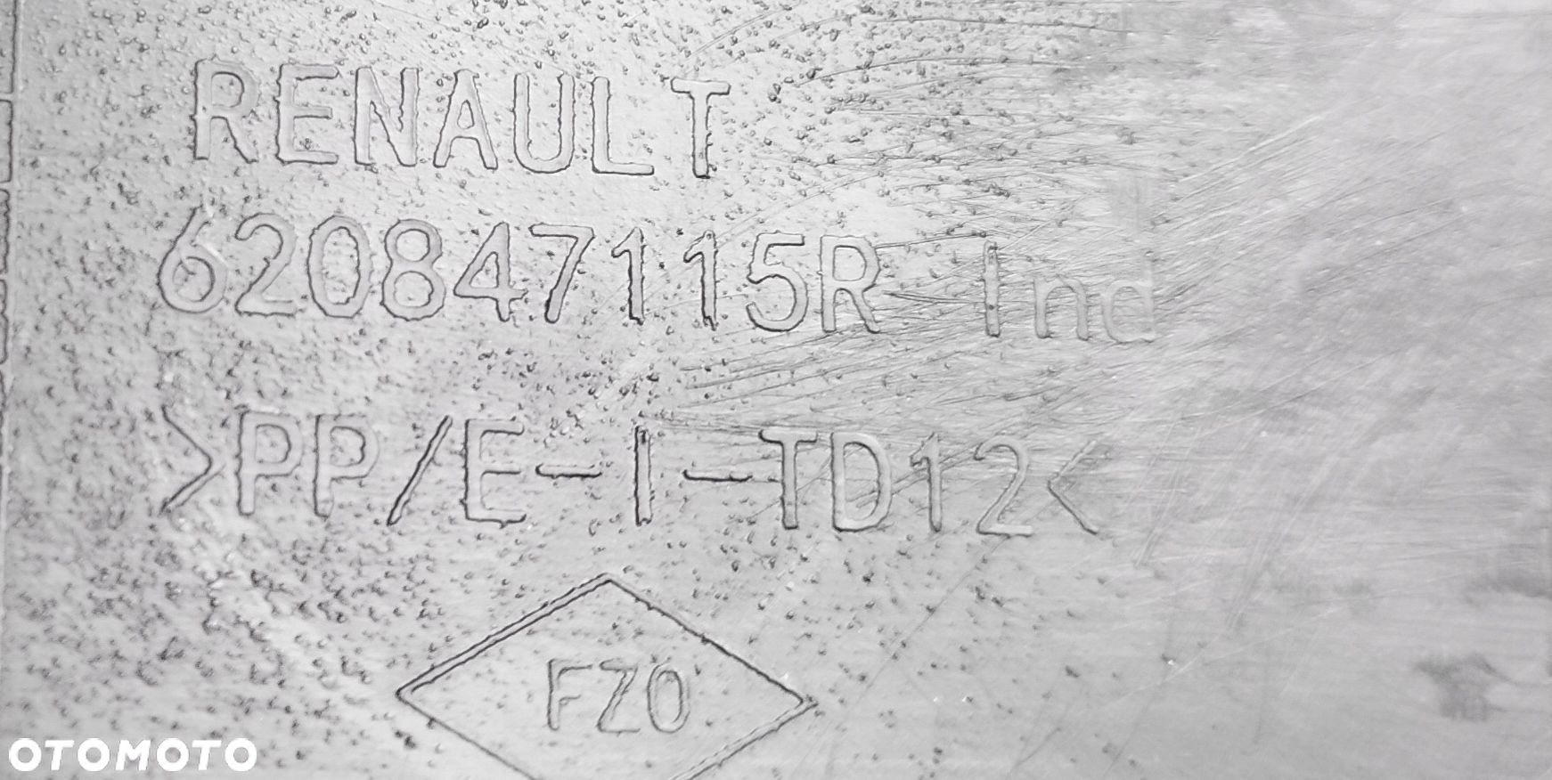 RENAULT KADJAR 2019 - DOKŁADKA DYFUZOR ZDERZAKA SPOILER TYŁ 620847115R - 7