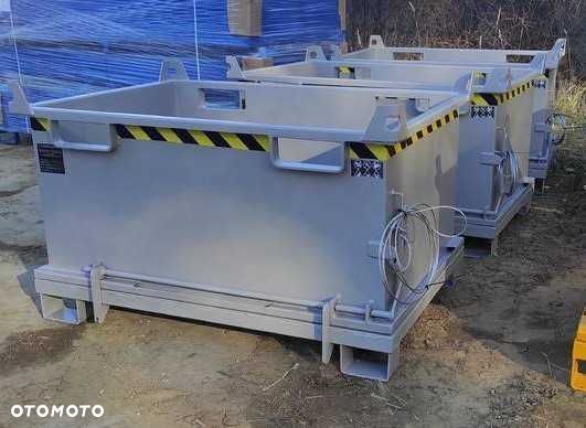 Prostokątny pojemnik z dnem klapowym PMDB 500 L kontener - 1