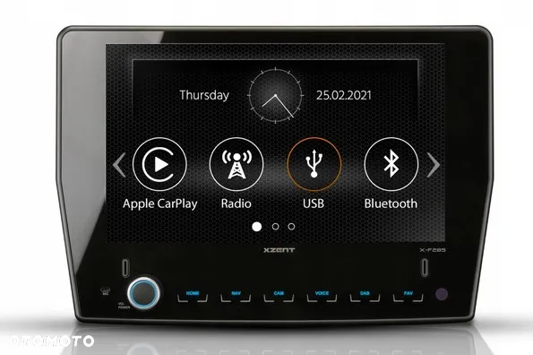 RADIO Z NAWIGACJĄ XZENT X-F285 9'' FORD KAMPER STACJA MULTIMEDIALNA - 2