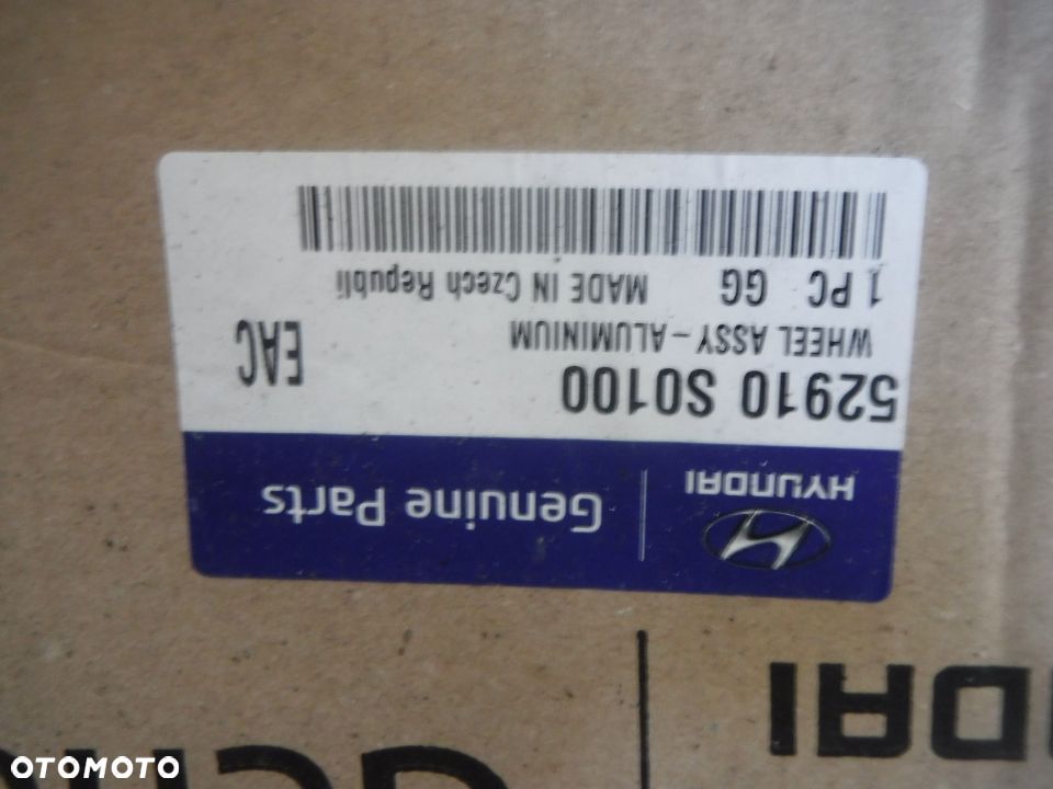 Hyundai KONA i30 17r- felga nowa aluminiowa  OE 52910S0100 8.0x19 5x114.3 ET55 - 2