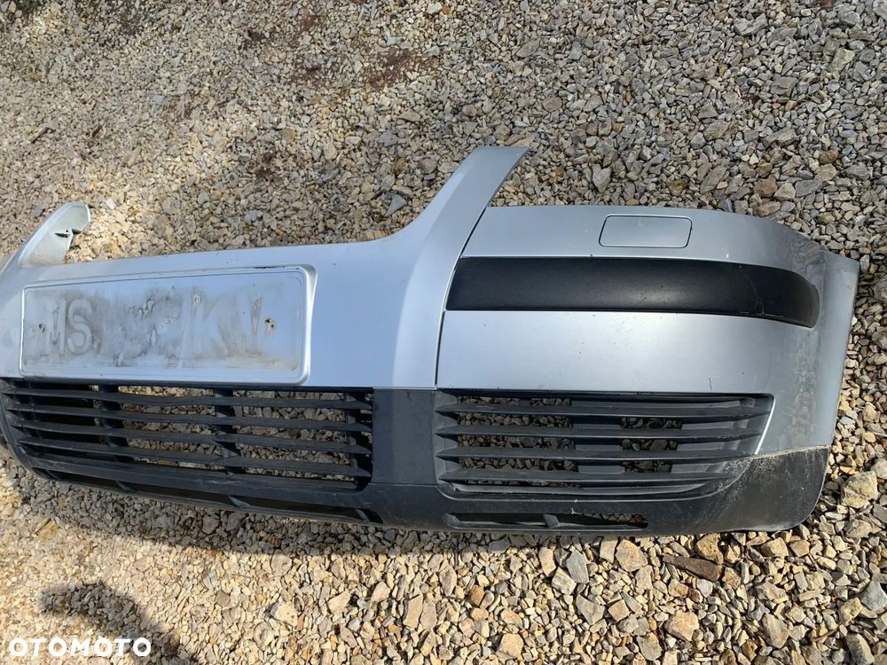 VW PASSAT B5 LIFT ZDERZAK PRZÓD SPRYSKI KOMPLETNY SREBRNY - 3