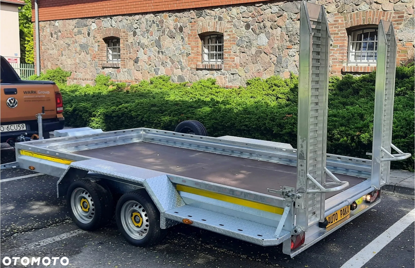 Wark 35/31 Przyczepa Podkoparkowa 370X180 CM, DMC 3500 KG z najazdami aluminiowymi - 2