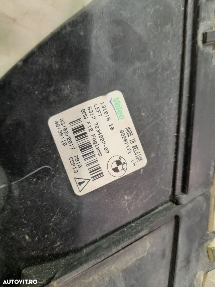 Proiector ceata LED 7234927 BMW Seria 6 F06/F12/F13 [facelift] [2015 - 3