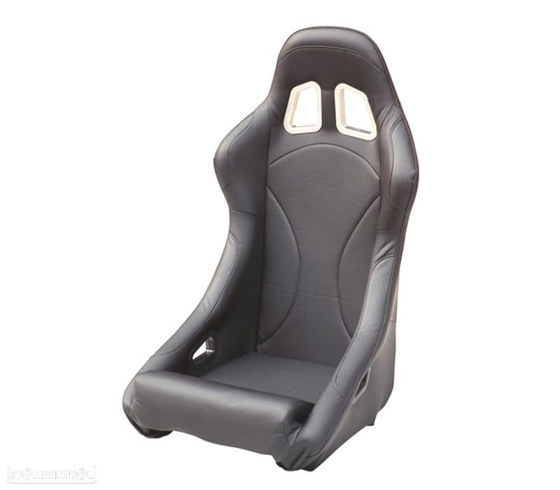 BAQUET BACKET DESPORTIVA LOOK SPARCO PRETA ESTILO EVO - 1