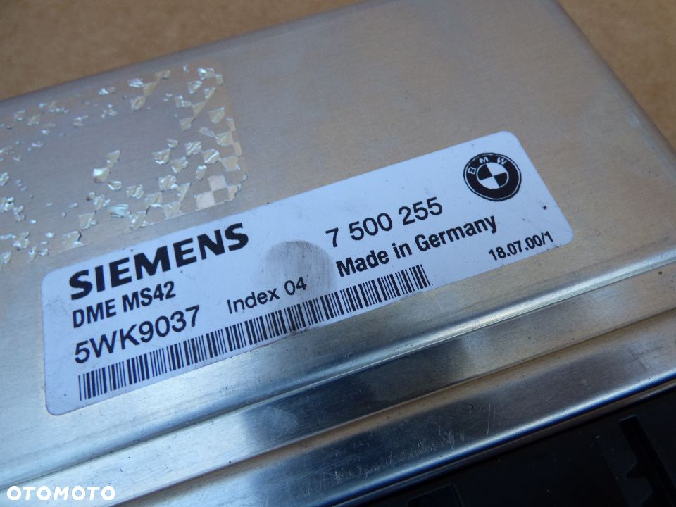 BMW E39 E38 728I 528I STEROWNIK SILNIKA EWS AUTOMAT 7500255 - 3