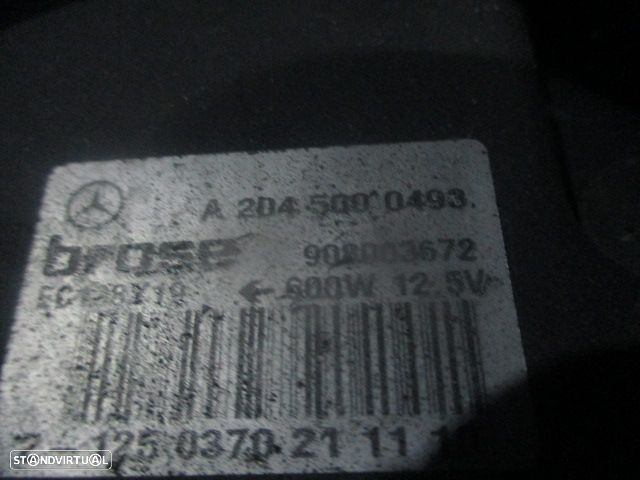 Ventilador A2045000493  MERCEDES W204 S204 2010 C220cdi 170CV 5P PRETO ORIGINAL MERCEDES C S204 W204 FASE 2  2012 200CDI 136CV 5P PRETO - 2
