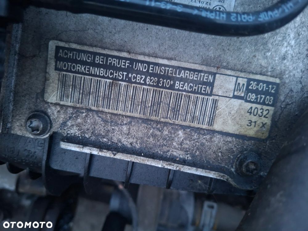 silnik cbz 2012 r fabia polo ibiza audi  bdb poznan - 2