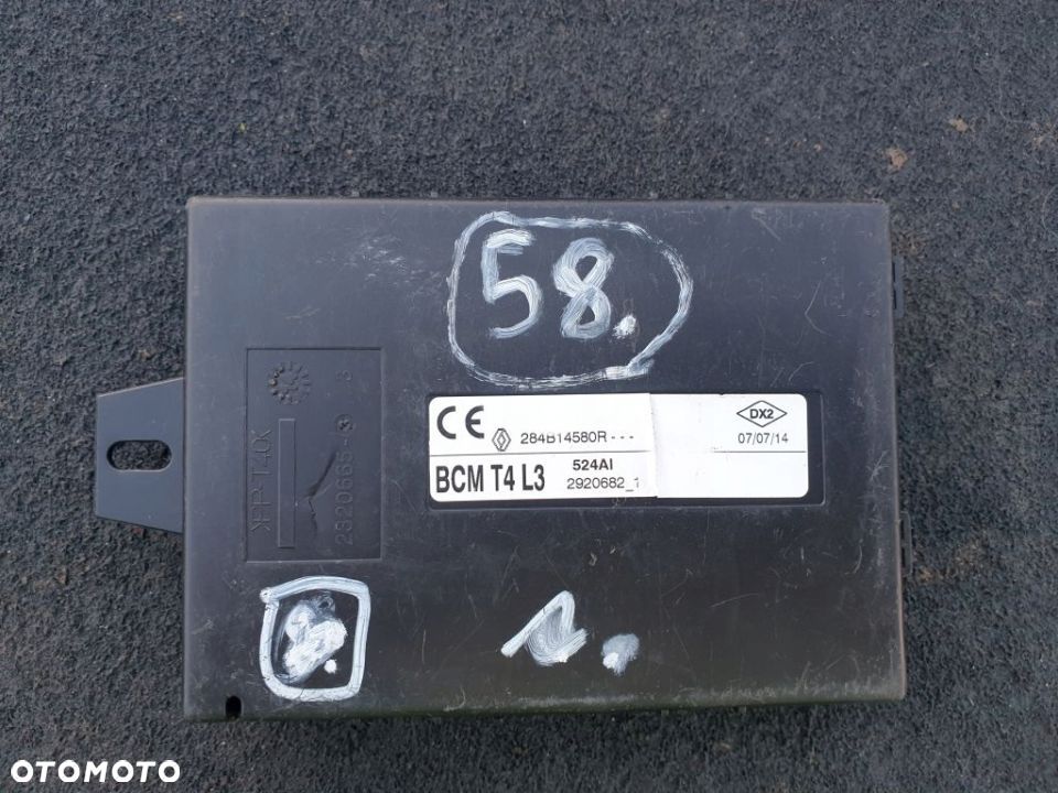 Renault Smart Moduł BCM T4L3 284B14580R - 1