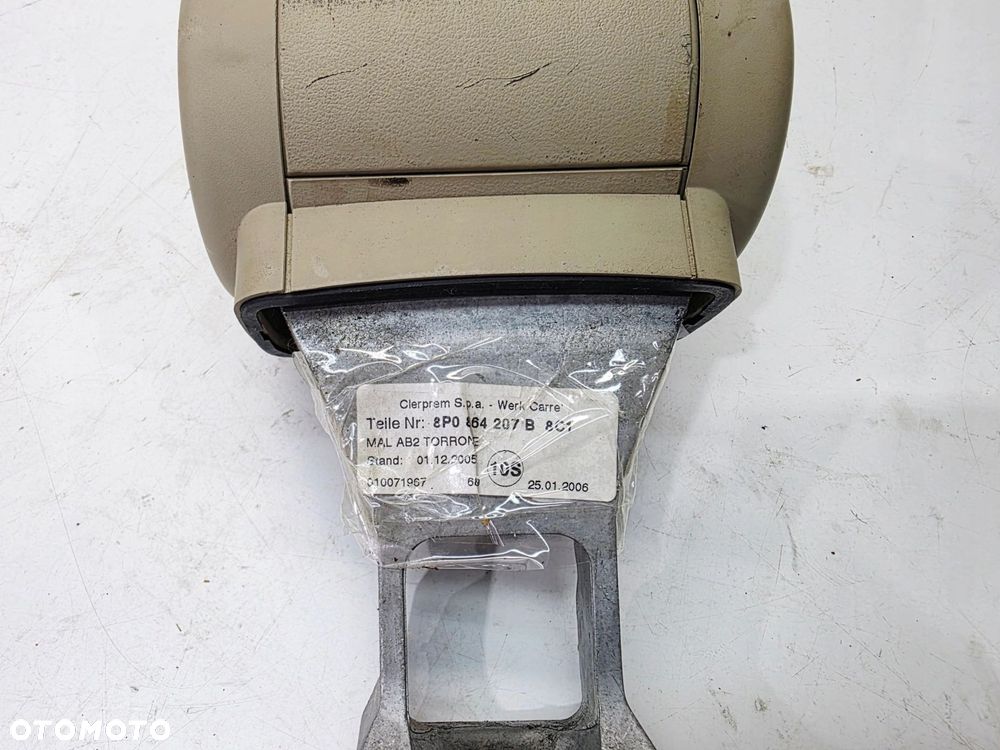 PODŁOKIETNIK PRZÓD REGULOWANY AUDI A3 8P 8P0864207B 8C1 BEŻ - 8