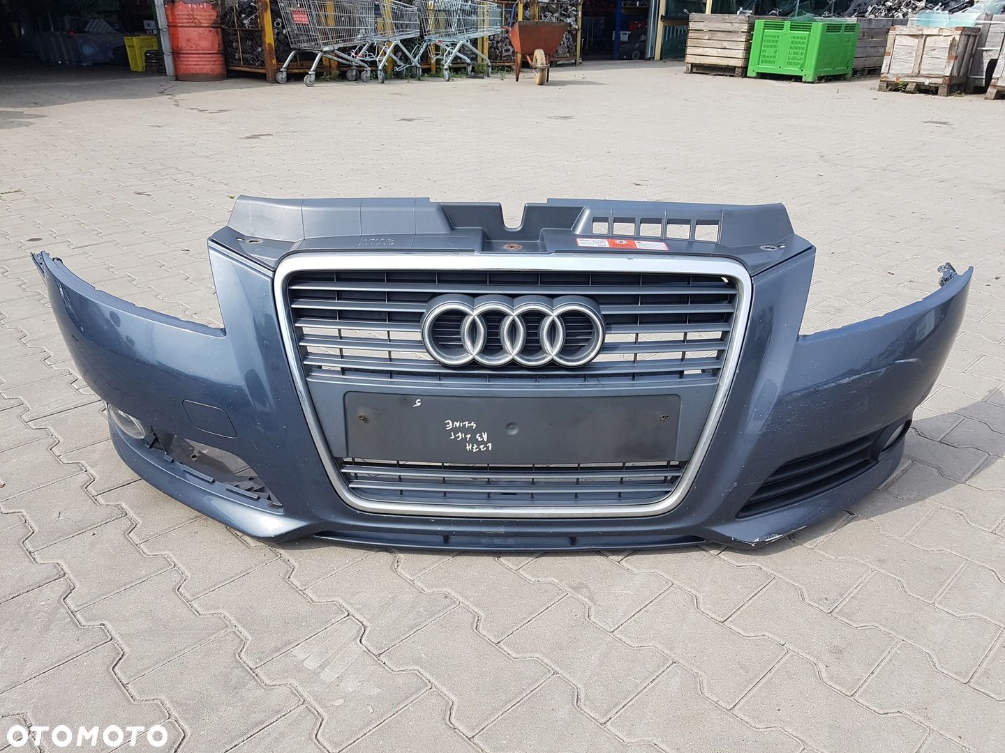 AUDI A3 8P LIFT 08-12 S-LINE ZAŚLEPKA ZDERZAKA PRZÓD GRILL LZ7H - 1