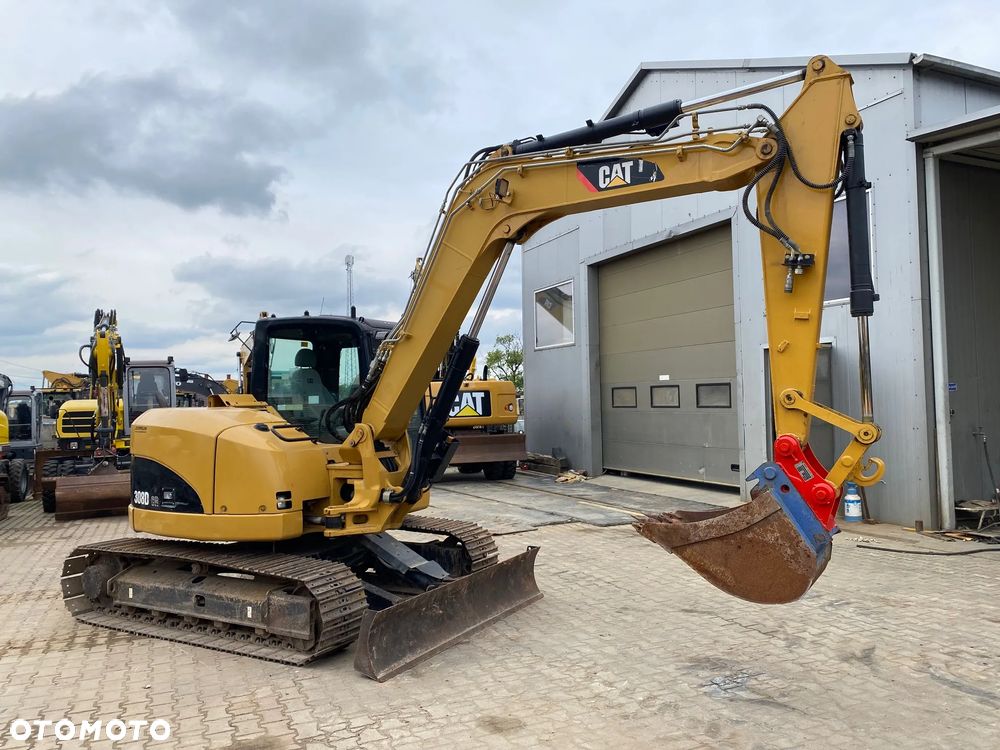Caterpillar CAT 308D CR, 3700 MTH, 2 ŁYŻKI, KRÓTKI TYŁ, Z NIEMIEC, SUPER UTRZYMANA - 1