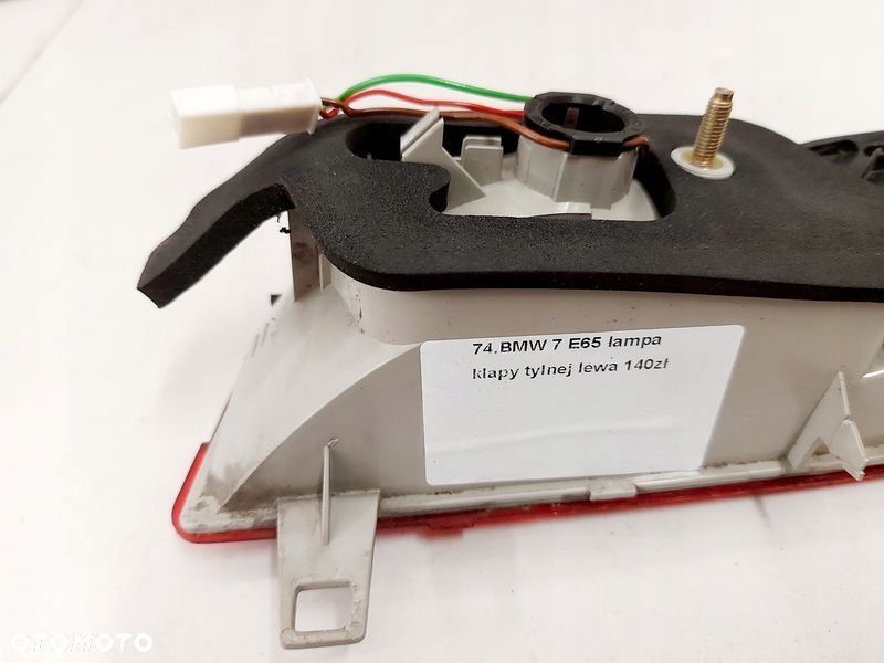 bmw 7 e65 lampa klapy tylnej lewa 8379689 - 7