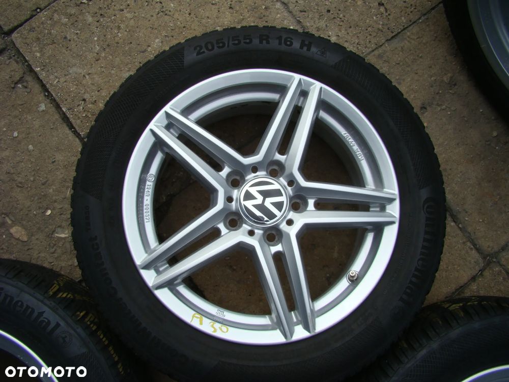 a30 5x112 VW Golf V VI VII VIII Plus Jetta Touran Caddy 6,5jx16 opona zima 205/55 - 4