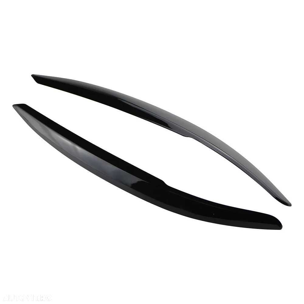 Set Pleoape Faruri Far VW Volkswagen Polo MK5 6R 6C 2011 - 2015, Negru - 1