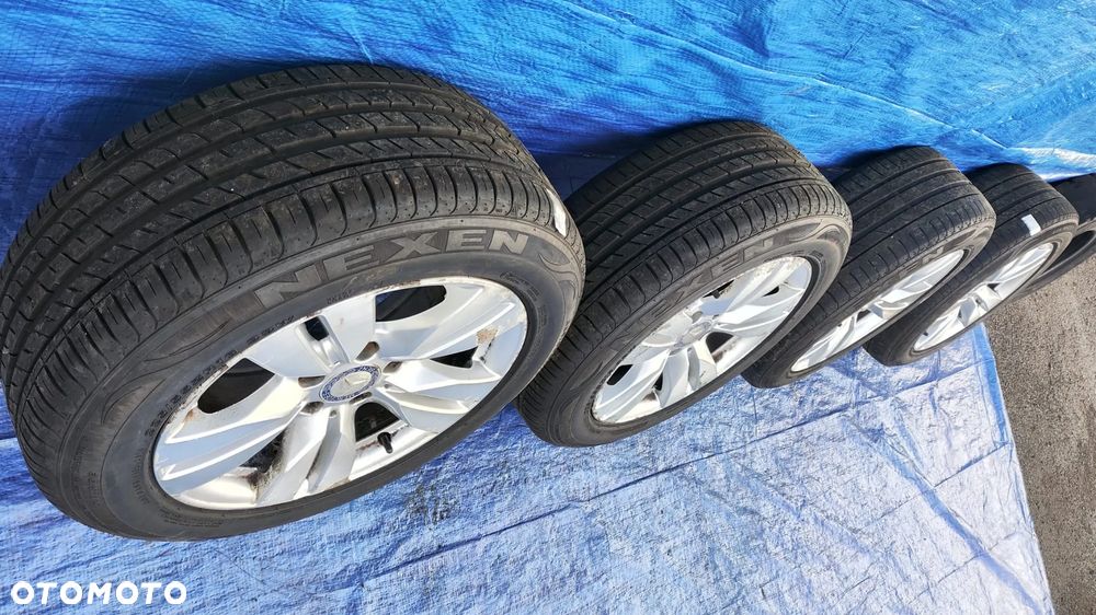 KOŁA FELGI ALUMINIOWE ALUFELGI 8Jx16 ET46 A2124010202 OPONY LETNIE NEXEN NFERA SU1 225/55R16 225 55 16 MERCEDES W212 W207 - 3