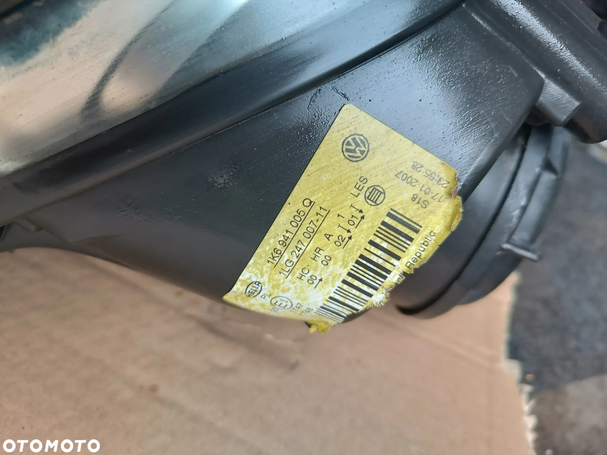 VOLKSWAGEN GOLF V LAMPA PRZEDNIA LEWA PRAWA KOMPLET EUROPA - 4