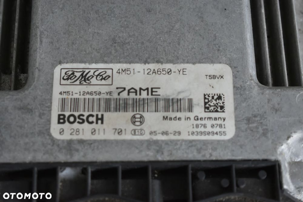 KOMPUTER STEROWNIK SILNIKA FORD FOCUS MK2 4M51-12A650-YE - 2
