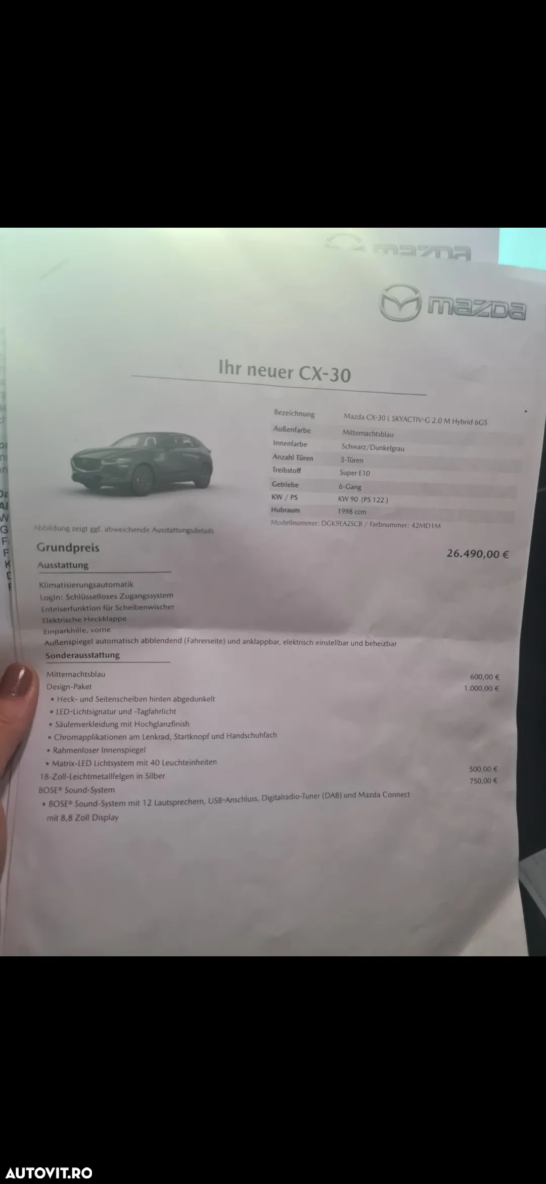 Mazda CX-30 e-SKYACTIV-G 2.0 M HYBRID SELECTION - 10