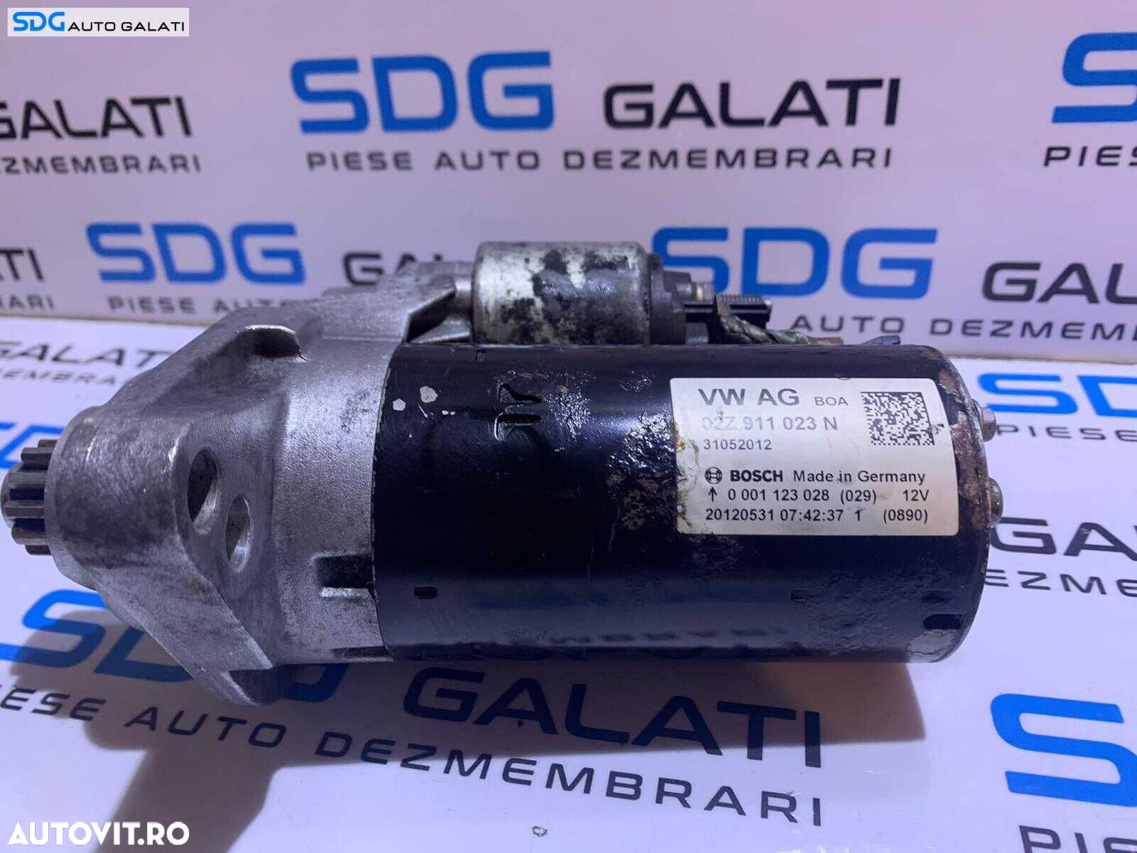 Electromotor cu 11 Dinti Volkswagen Golf PLUS 2.0 TDI CLCA CBDC 2008 - 2014 Cod 02Z911023N 0001123028 [M7209] - 3