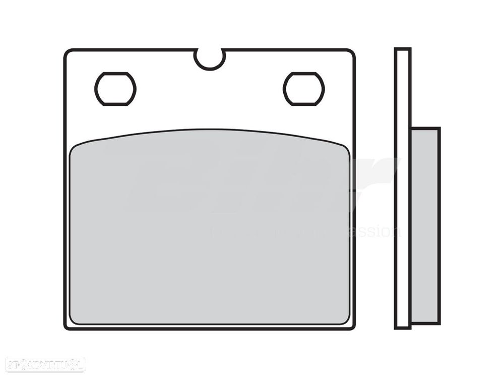 07bb2307 - pastilhas de travão orgânicas brembo 07bb2307 - 1