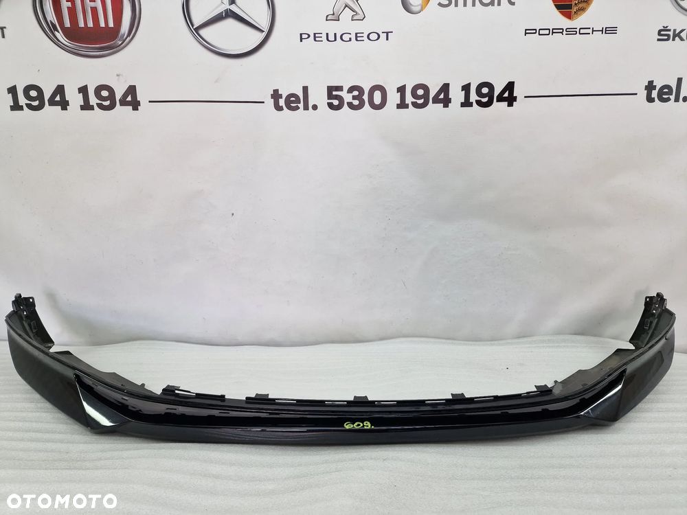 SKODA KODIAQ LIFT FR 20- SPOJLER / DOKŁADKA ZDERZAKA PRZEDNIEGO PRZÓD , LAKIEROWANA , CZARNY METALIK , NR 565807061D , NR AUKCJI DT609 - 1